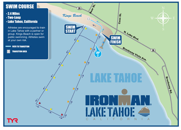 Ironman Lake Tahoe - Swim Course